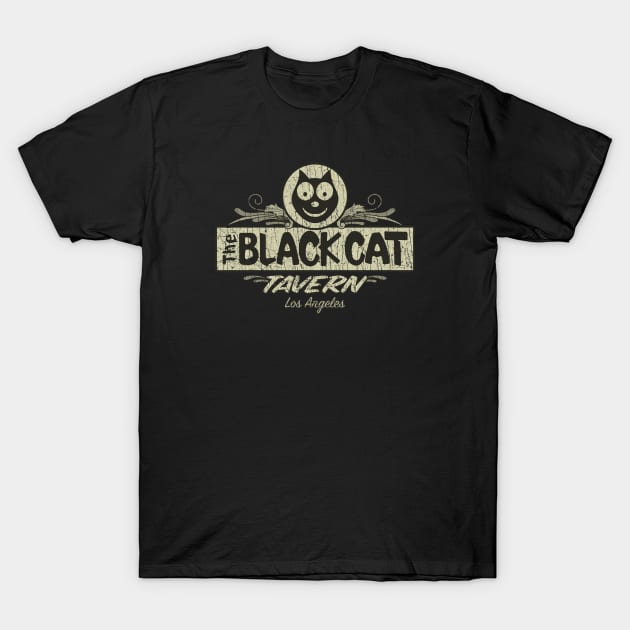 The Black Cat Tavern 1966 T-Shirt by JCD666